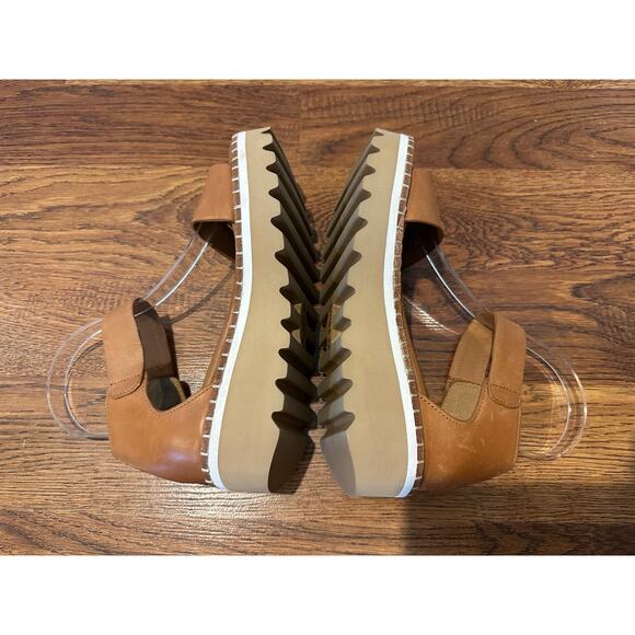 Sofft Ripley Leather Platform Sandals Tan - Size 6 NWT Comfortable Style - Picture 6 of 10